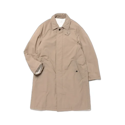 Mercerized Cotton | Silk Padded Balmacaan Coat