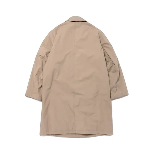 Mercerized Cotton | Silk Padded Balmacaan Coat