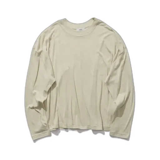 Cotton Linen Fraise | Long Sleeve T-Shirt