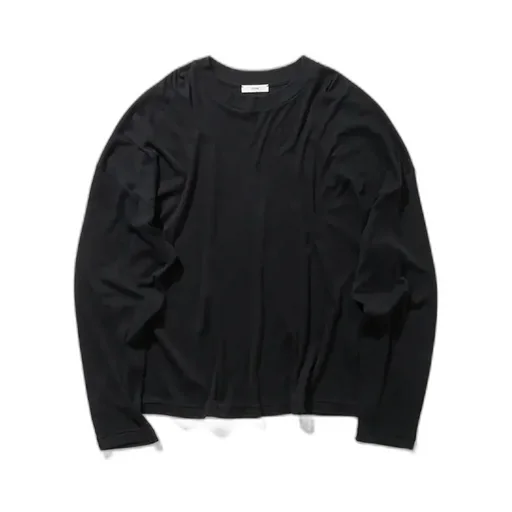Cotton Linen Fraise | Long Sleeve T-Shirt