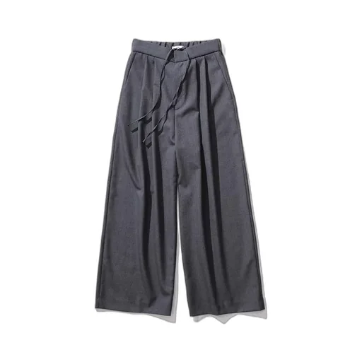 Wool Tropical | Wide Easy Pants