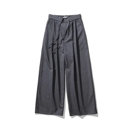 Wool Tropical | Wide Easy Pants