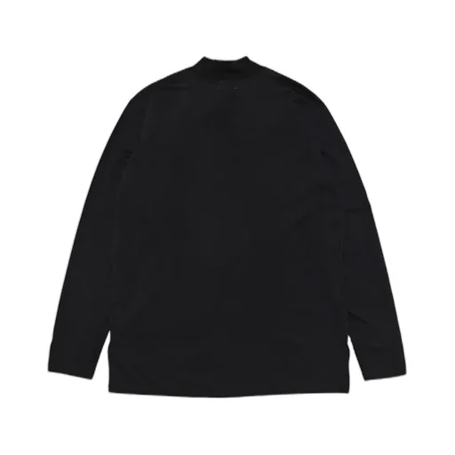 Cottony Long Sleeve Mock Neck