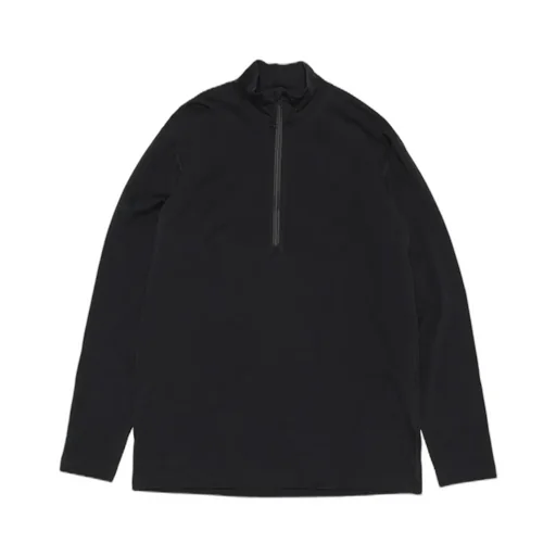 Cottony Long Sleeve Half Zip