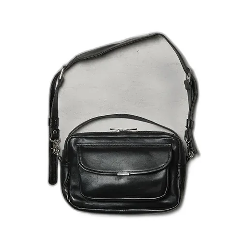 Square Shoulder Bag - Cow Skin