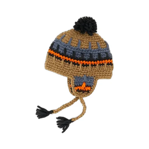 Handknit Earflap Wt