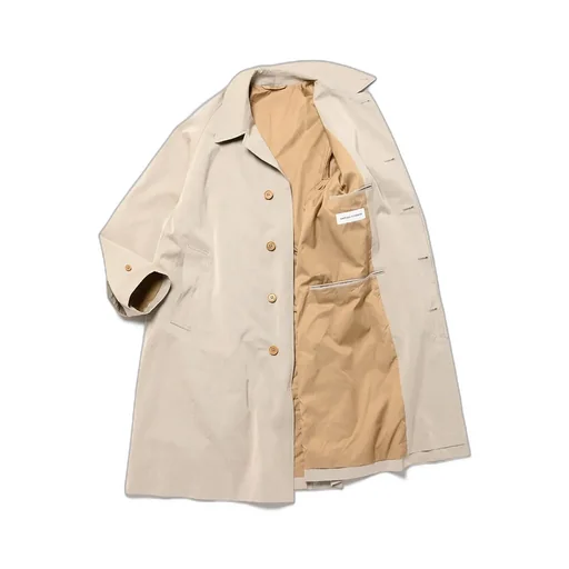 Cotton Covert Gabardine Walker Coat