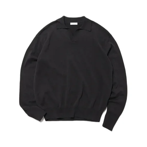 Cotton Knit Skipper Shirt