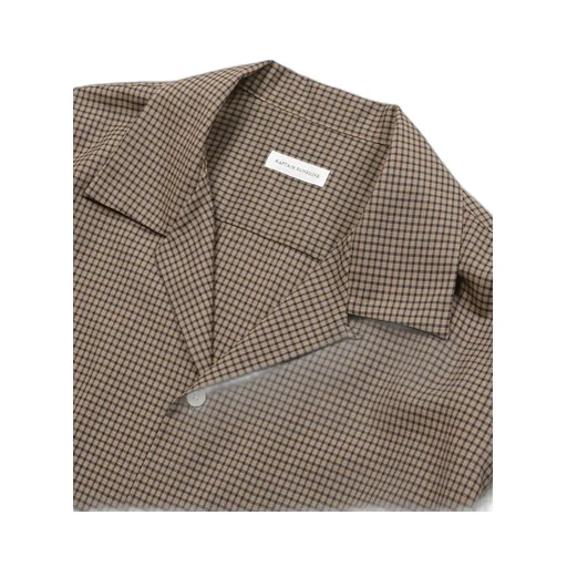 Summer Wool Open Collar Shirt