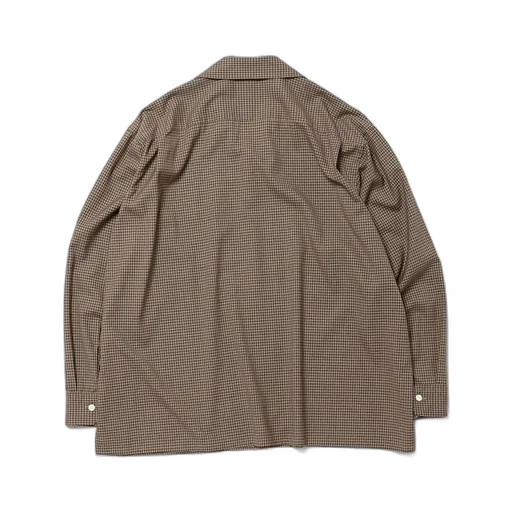 Summer Wool Open Collar Shirt