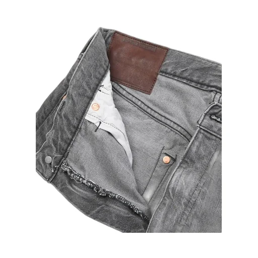 5P Zipper Front Denim Pants