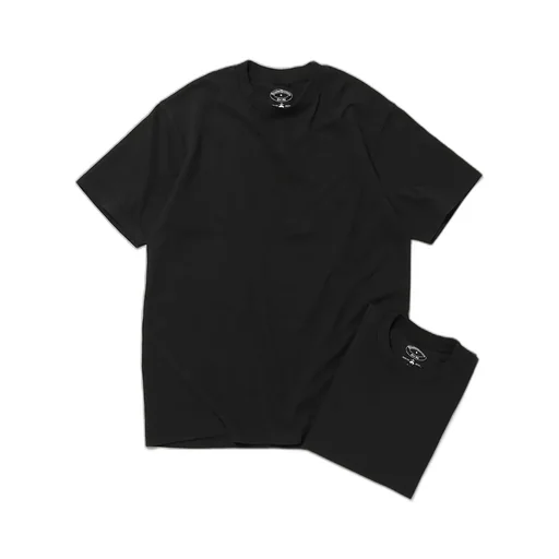 Cotton 2-Pack Crew Neck T Shirt Made In Usa