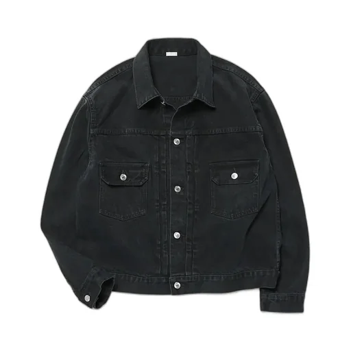 2Nd Type Black Denim Jacket