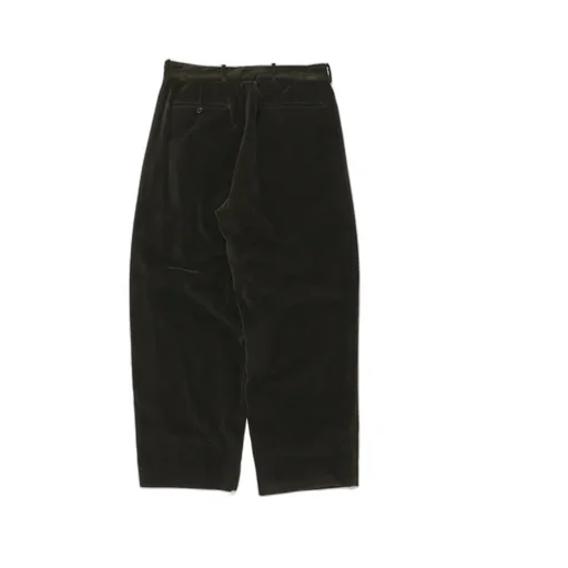 Cotton Velour Wide Trousers