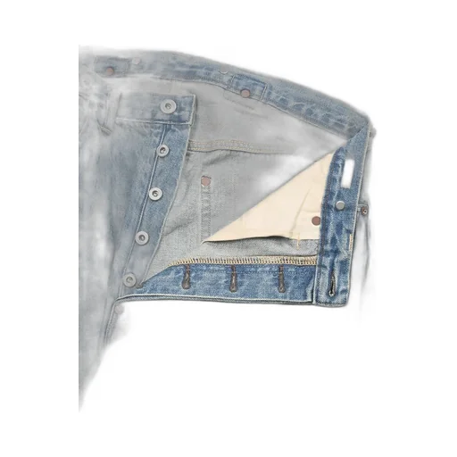No.22 Washed Wide Denim Pants