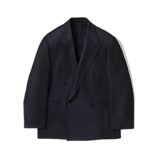 Wool Double Breasted Jacket