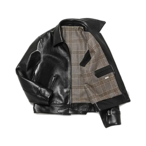 Leather French Riders Jacket