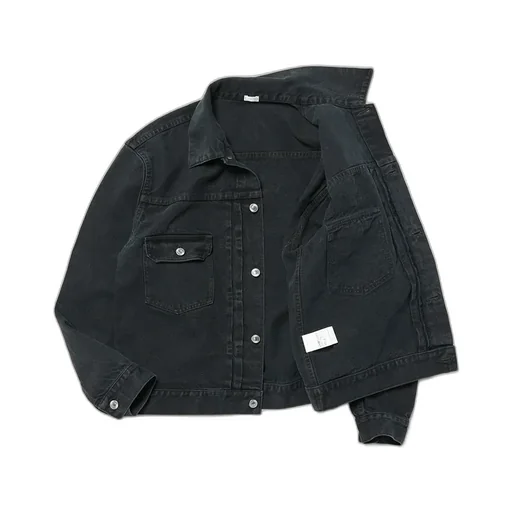 2Nd Type Black Denim Jacket