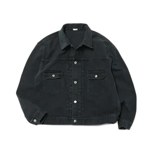 2Nd Type Black Denim Jacket
