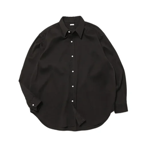 Double Weave Twill Regular Collar Shirts
