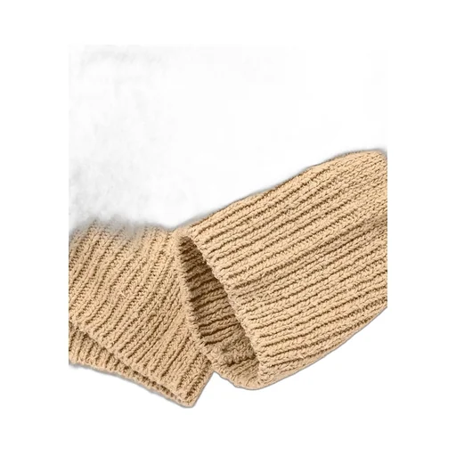 Washed Silk Nep Crew Neck Sweater