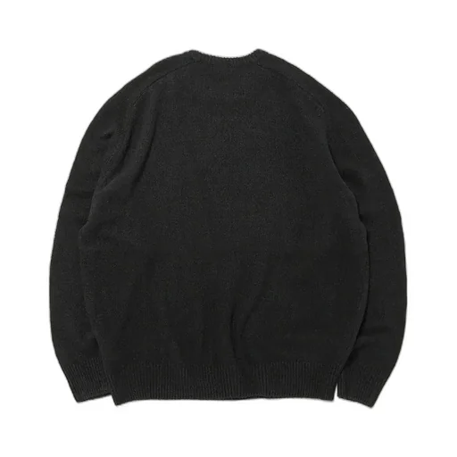 Washed Silk Nep Crew Neck Sweater