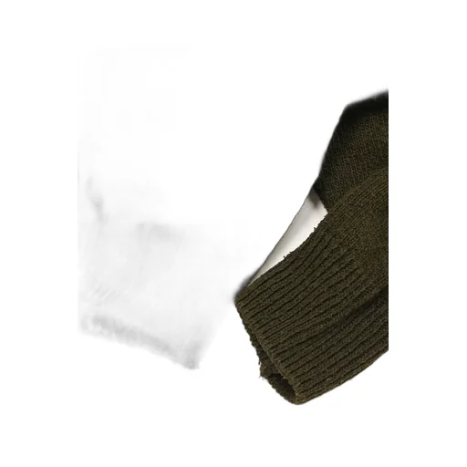 Washed Silk Nep Henry Neck Sweater