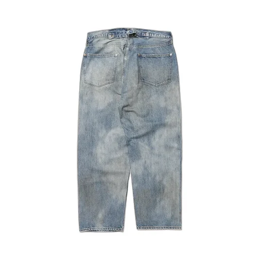 No.37 Washed Wide Denim Pants