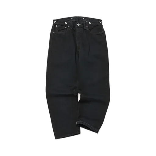 No.22 Washed Wide Denim Pants