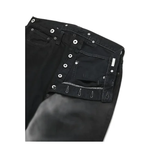 No.22 Washed Wide Denim Pants