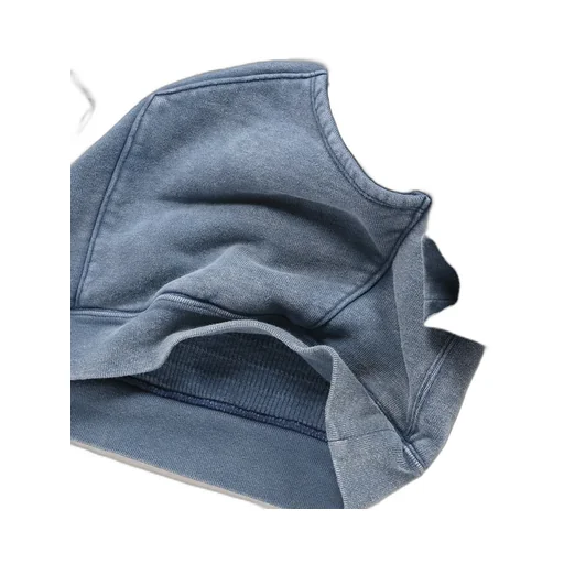 Vintage Attached Hood Sweat Parka