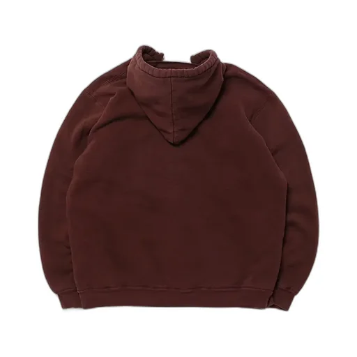 Vintage Attached Hood Sweat Parka