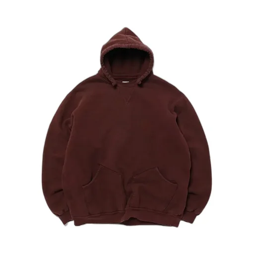 Vintage Attached Hood Sweat Parka