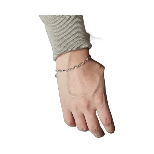Solid Anchor Link Bracelet -4Mm-