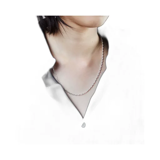Solid Anchor Link Necklace