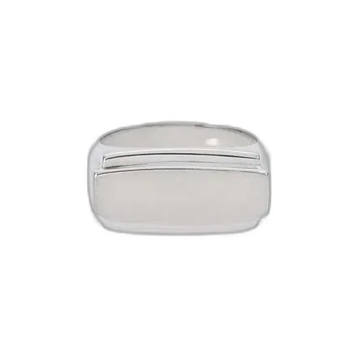 Center Weight Ring With Hair Line