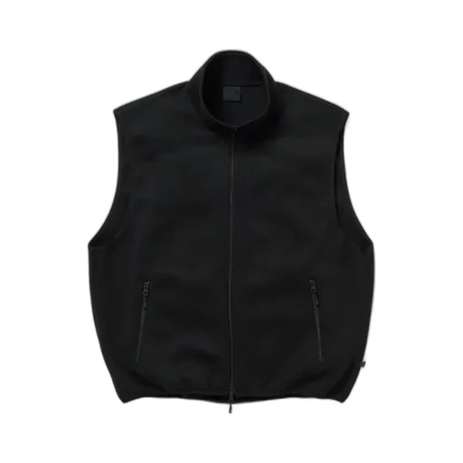 Tech Scuba Knit Stand Collar Vest