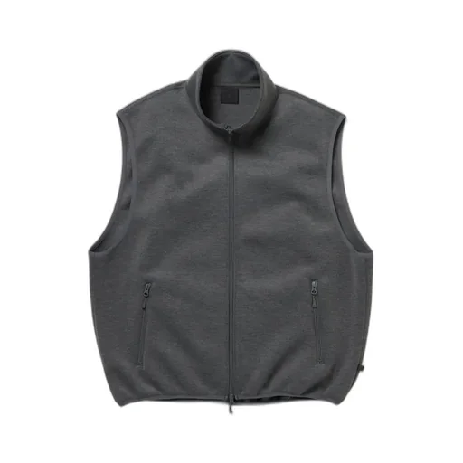 Tech Scuba Knit Stand Collar Vest