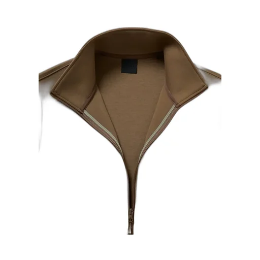 Tech Scuba Knit Stand Collar Vest