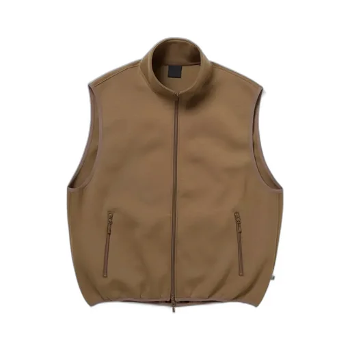 Tech Scuba Knit Stand Collar Vest