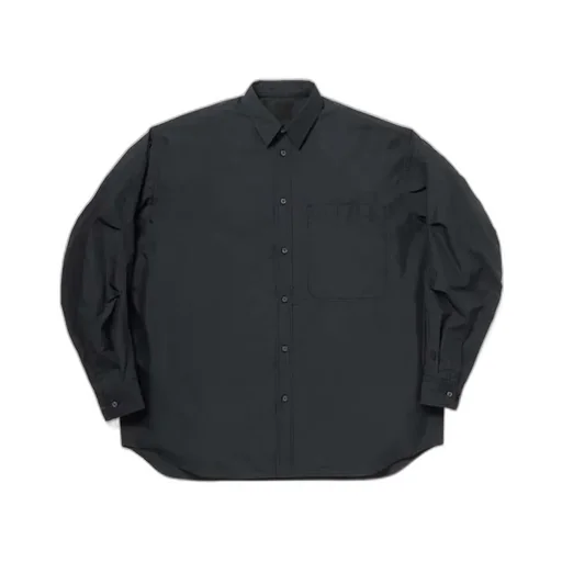 Tech Regular Collar Shirt L/S Solid