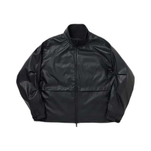 Tech Synthetic Skin Windbreaker Jacket