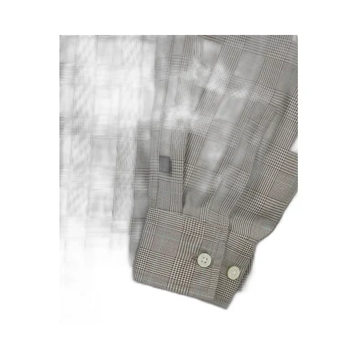 W's Tech Regular Collar Shirt L/S Glen Check