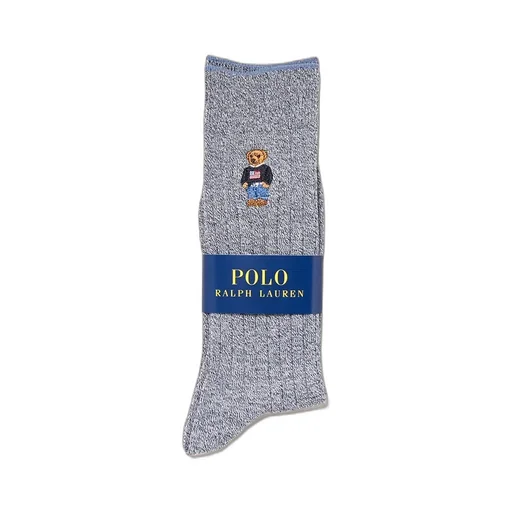 Polo Bear Crew Rib Socks
