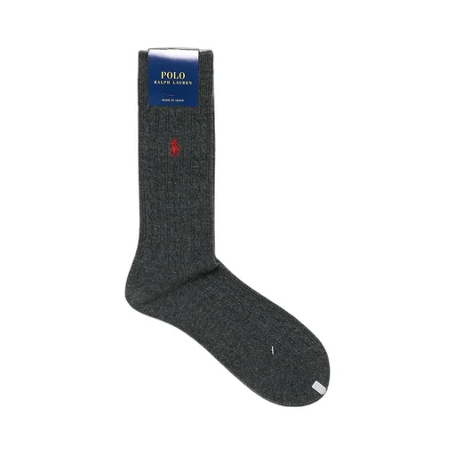 Cashmere Blend Cable Crew Socks