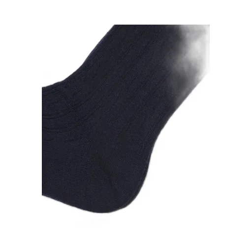 Cashmere Blend Cable Crew Socks