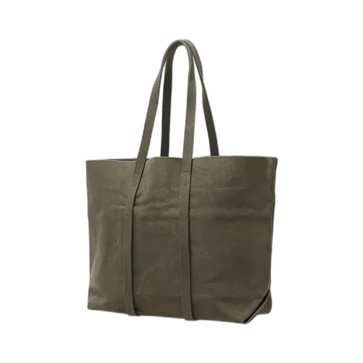 Washed Canvas 6Pockets Tote
