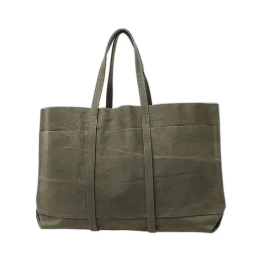 Washed Canvas 6Pockets Tote