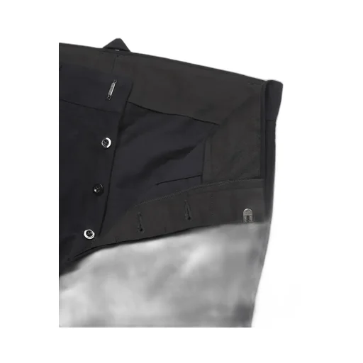 Cotton-Moleskin Cropped Wide Leg Trousers