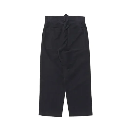 Cotton-Moleskin Cropped Wide Leg Trousers